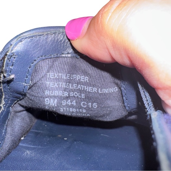 TORY BURCH Rudi Stardust Wool Ombre Blue Green Sneakers Size 9 - Picture 13 of 14